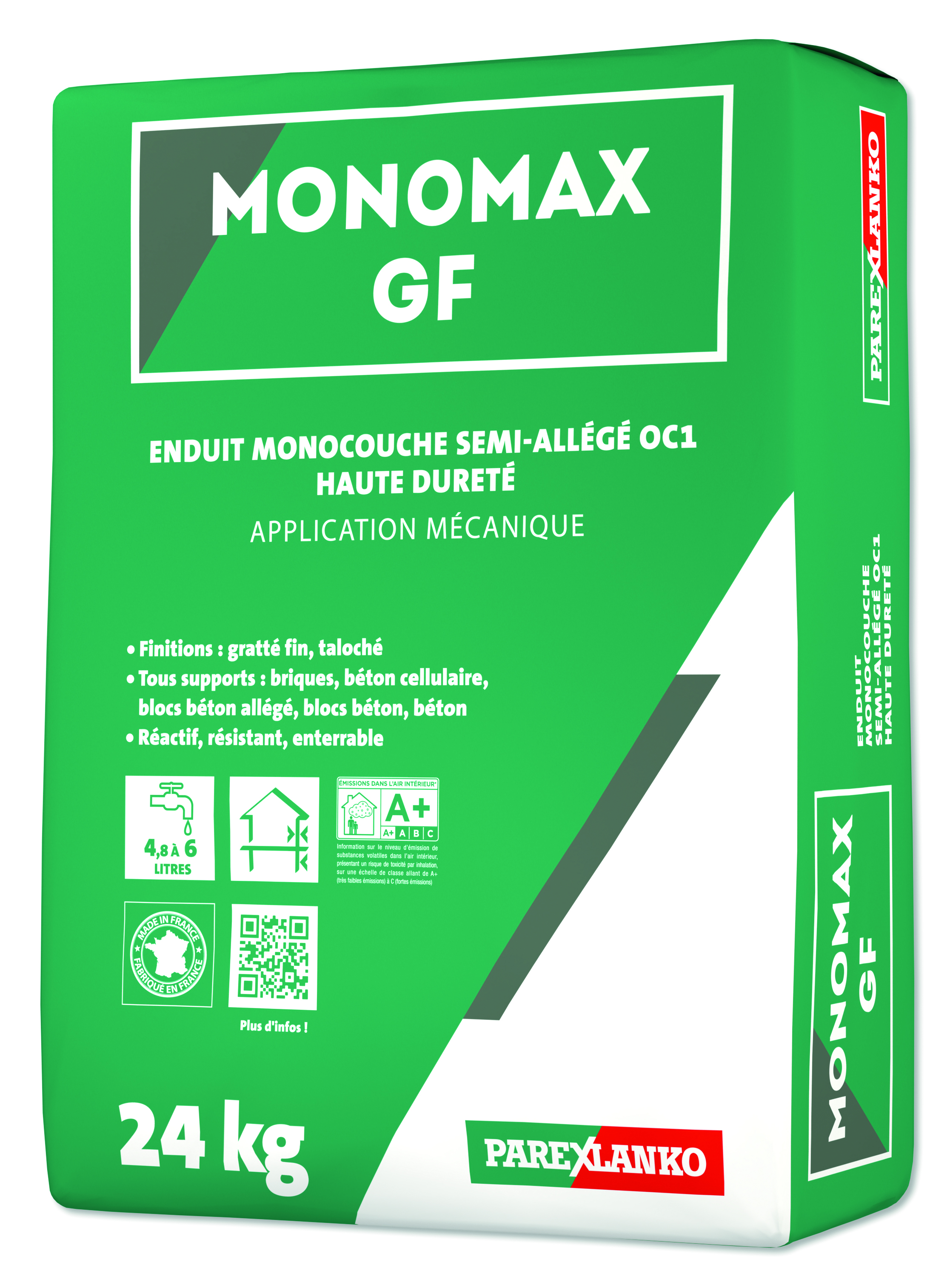 MONOMAX GF 24KG B10 Monocouches semi-allégés